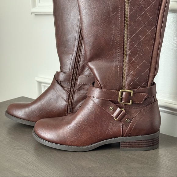 GBG by Guess Brown Haydin Knee High Boots Size 7.5M - Picture 2 of 13